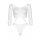 Top Bodysuit With Thong Back