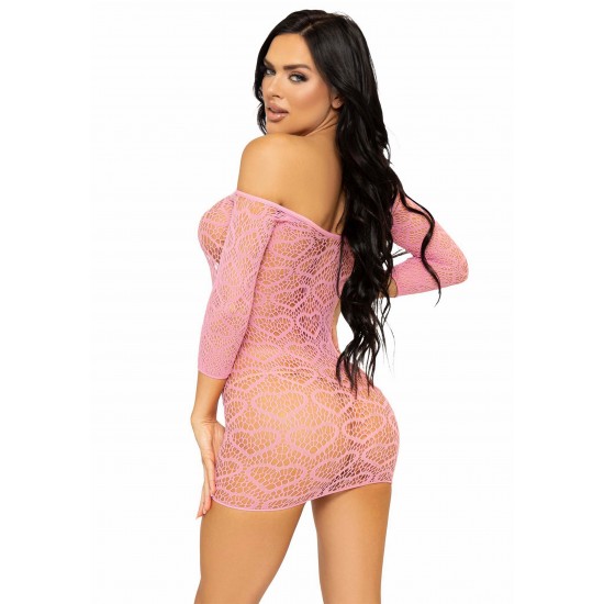 Heart Net Mini Dress Heart Net Mini Dress