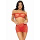 3 Pc Top, Mini Skirt & String