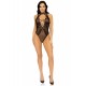Net And Lace Keyhole Bodysuit Net And Lace Keyhole Bodysuit