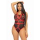 Studded O-Ring Harness Teddy
