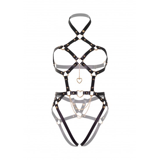 Heart Ring Harness Teddy Heart Ring Harness Teddy