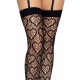 Heart Net Thigh Highs