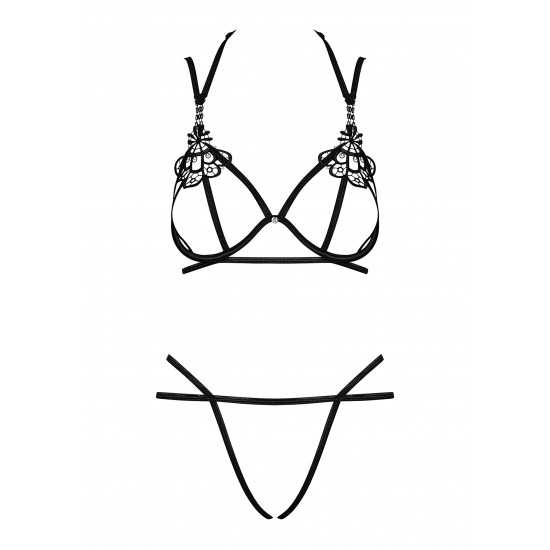 Badossa Bra & Crotchless Thong