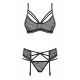 818 Bra, Garterbelt & Thong