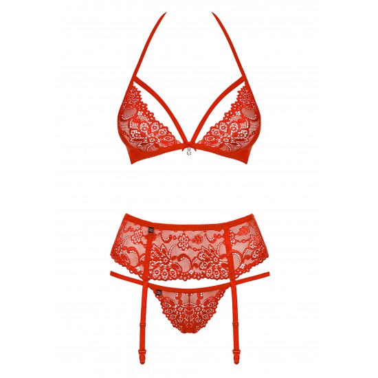 838 Bra, Garterbelt, Thong