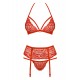838 Bra, Garterbelt, Thong