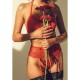 838 Bra, Garterbelt, Thong