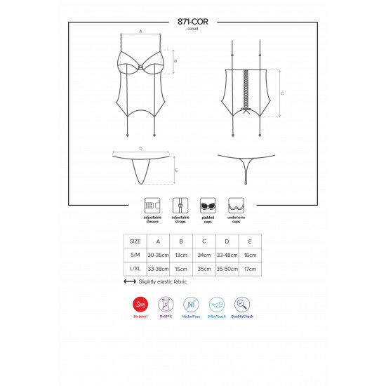 871 Corset & Thong 871 Corset & Thong