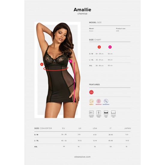 Amallie Chemise & Thong