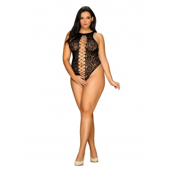 B129 Crotchless Teddy