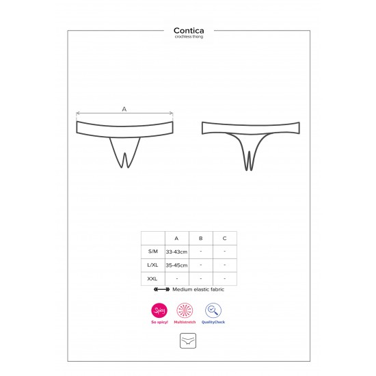 Contica Crothchles Thong
