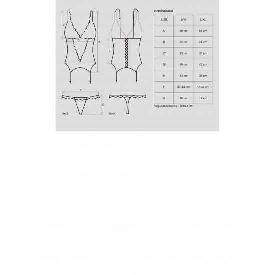 Emperita Corset & Thong Emperita Corset & Thong