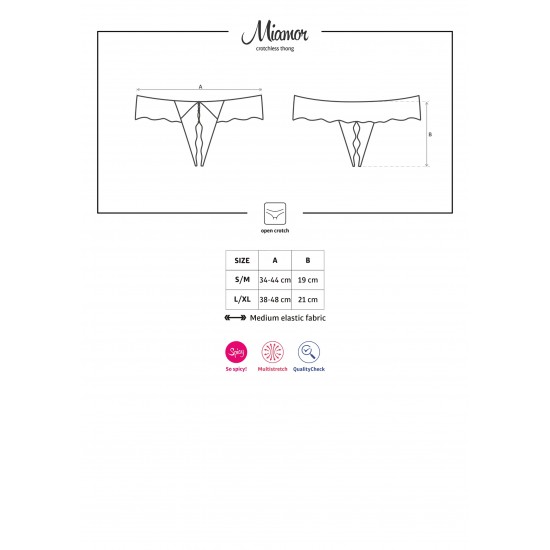 Miamor Crothchless Thong