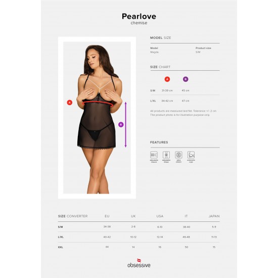 Pearlove Chemise & Thong