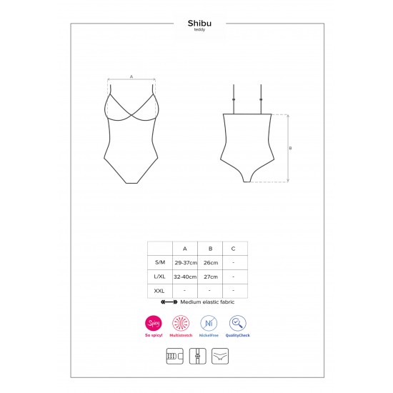 Shibu Crotchless Teddy