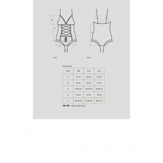 Slevika Crotchless Teddy