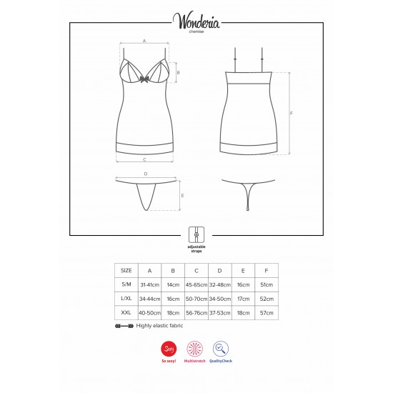 Wonderia Chemise & Thong