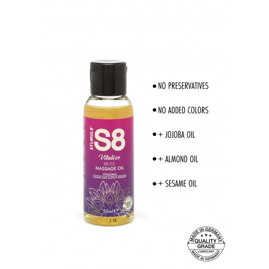 S8 Massage Oil Box 3x 50ml